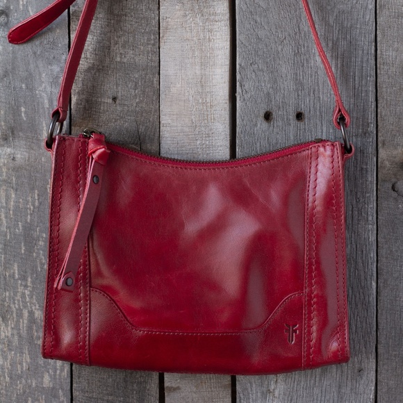 FRYE red leather crossbody - Picture 2 of 6